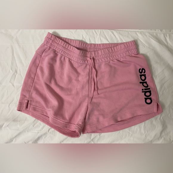 adidas Pants - Adidas pink workout shorts